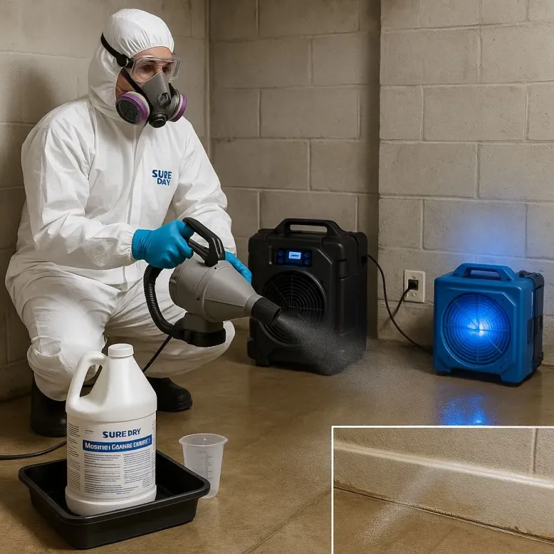 Sanitization and Odor Removal process in Port Huron, MI